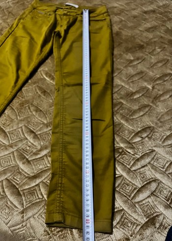 Journey Kadın Haki Düz Kesim Fermuarlı Pantolon - Görsel 8