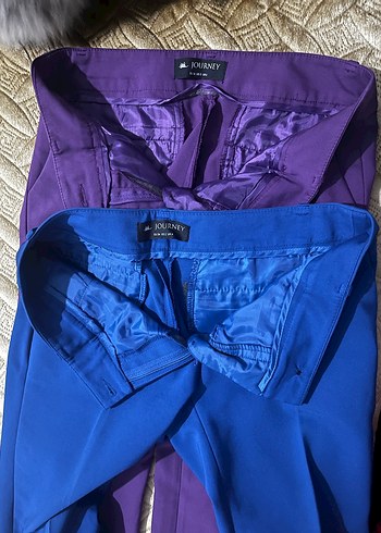 Journey  2adet Çok Renkli Elastik Kumaş Pantolon ayrıntılıbak - Görsel 7