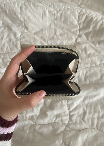 Beyaz Suni Deri Kadın Cüzdan - Görsel 3