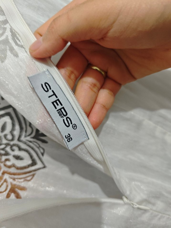 Kolsuz Mini Straplez Elbise - Görsel 5