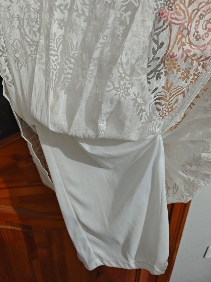 Kolsuz Mini Straplez Elbise - Görsel 3