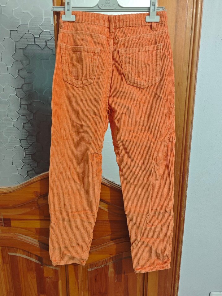 Turuncu Kadın Pantolon - Görsel 2