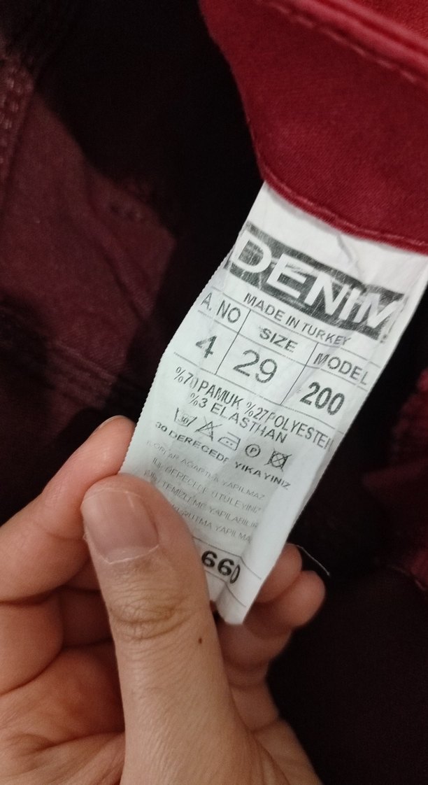 Bordo Kadın Normal Boy Kumaş Pantolon - Görsel 3