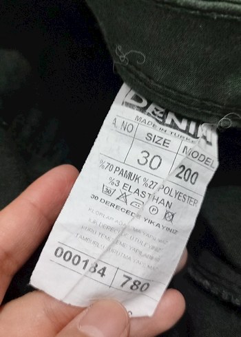 Kadın Kemerli Koyu Yeşil Kumaş Pantolon - Görsel 3