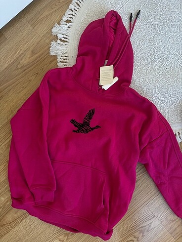 Fuşya sweatshirt