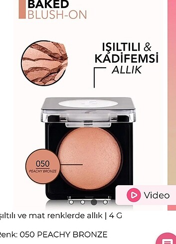 Flormar Flormar Peaches bronze allık