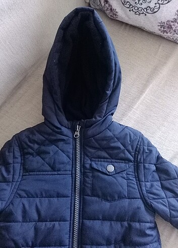 9-12 Ay Beden lacivert Renk Erkek bebek mont