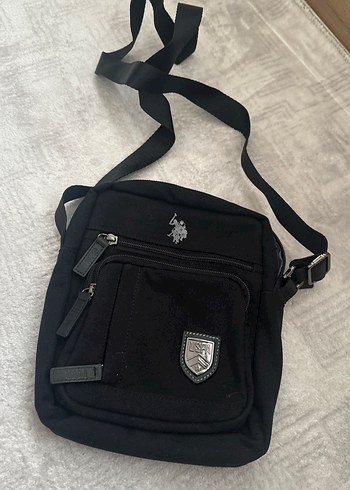 U.S Polo Assn. Siyah Sehir Cantasi Bez