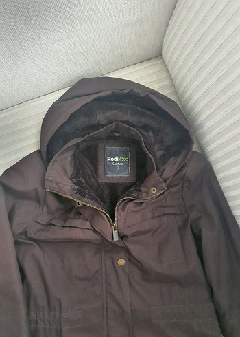 Kahverengi Midi Kadın mont - Görsel 3