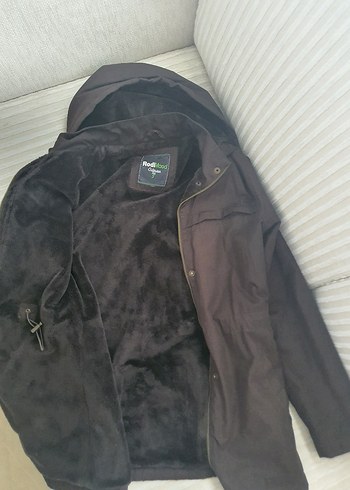 Kahverengi Midi Kadın mont - Görsel 2