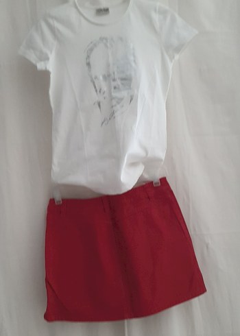 ulu önderimiz ataturk Baskılı Tişört ve  H&M 34 bdn kot etek - Görsel 10