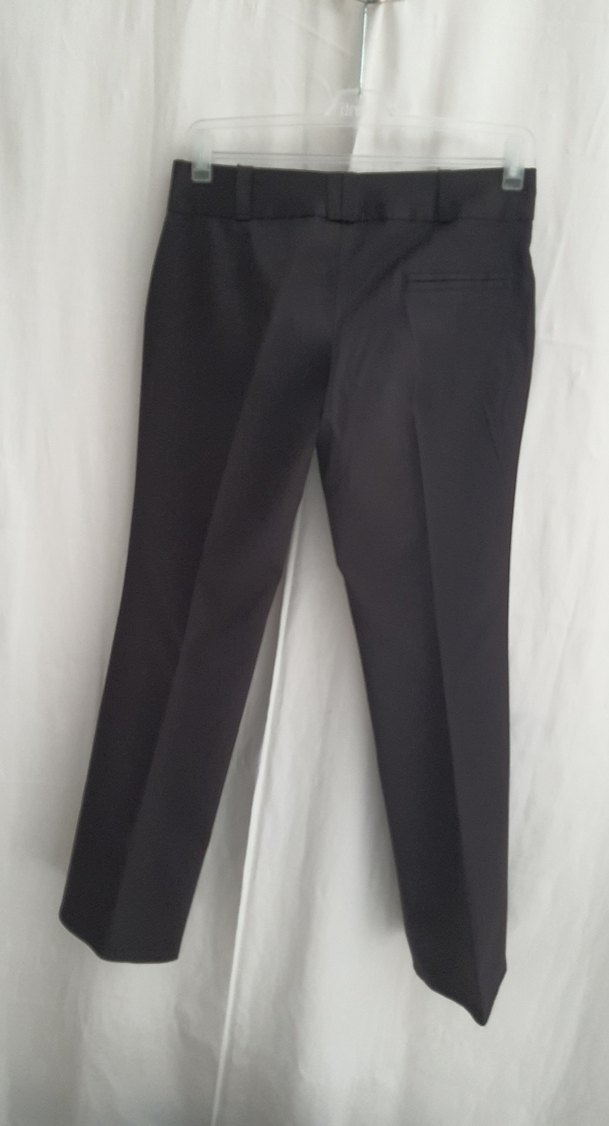 siyah Kadın Kumaş Pantolon Midi Boy - Görsel 5