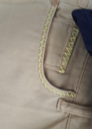 Sarı Denim Şortlu Tişört Takım - Görsel 3