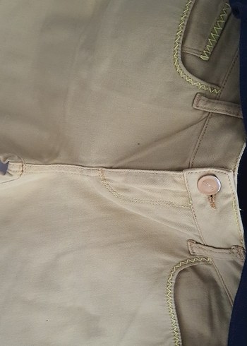 Sarı Denim Şortlu Tişört Takım - Görsel 2