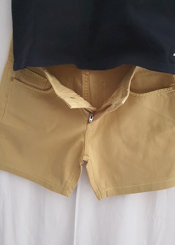 Sarı Denim Şortlu Tişört Takım - Görsel 10