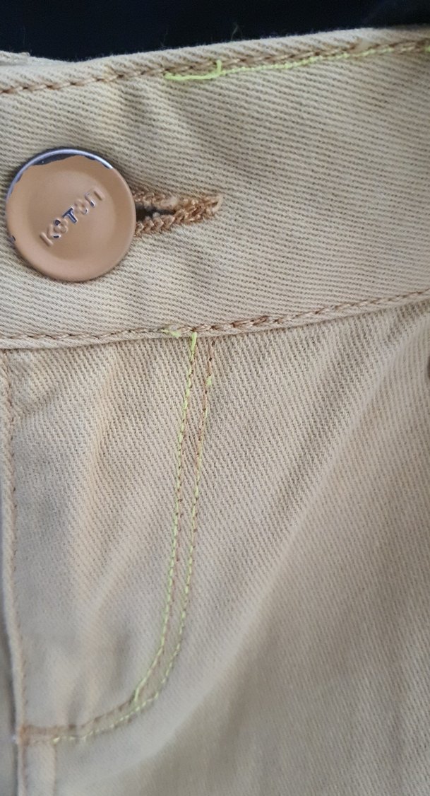 Sarı Denim Şortlu Tişört Takım - Görsel 5