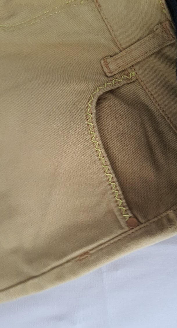 Sarı Denim Şortlu Tişört Takım - Görsel 4