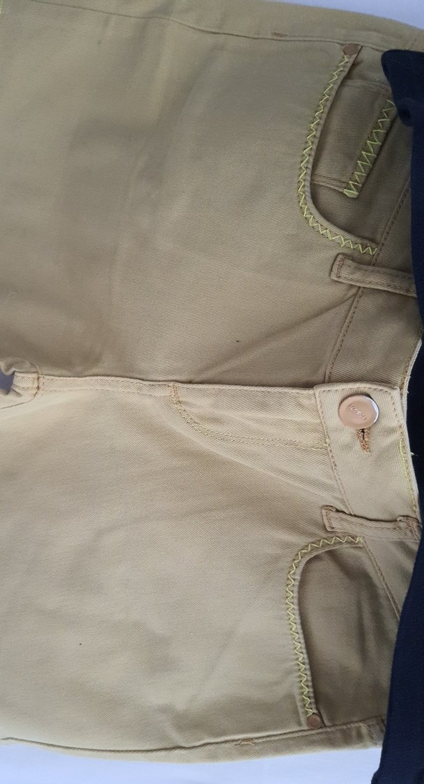 Sarı Denim Şortlu Tişört Takım - Görsel 2