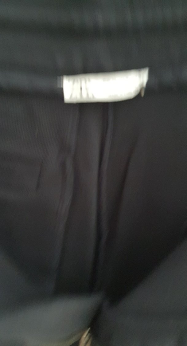 %100 Keten Siyah Bermuda Şort - Görsel 5