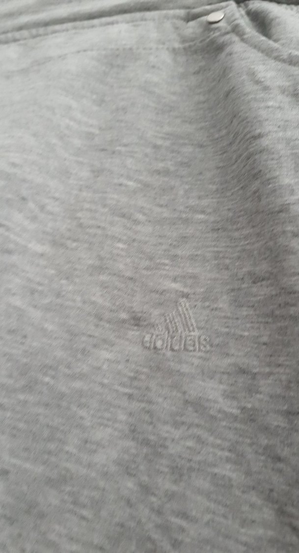 Kadın Gri Mini Şort Fermuarlı Cepli - Görsel 4