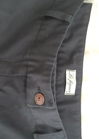 Lacivert Kemerli kadın Pantolon - Görsel 5