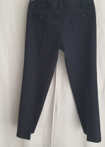 Lacivert Kemerli kadın Pantolon - Görsel 8