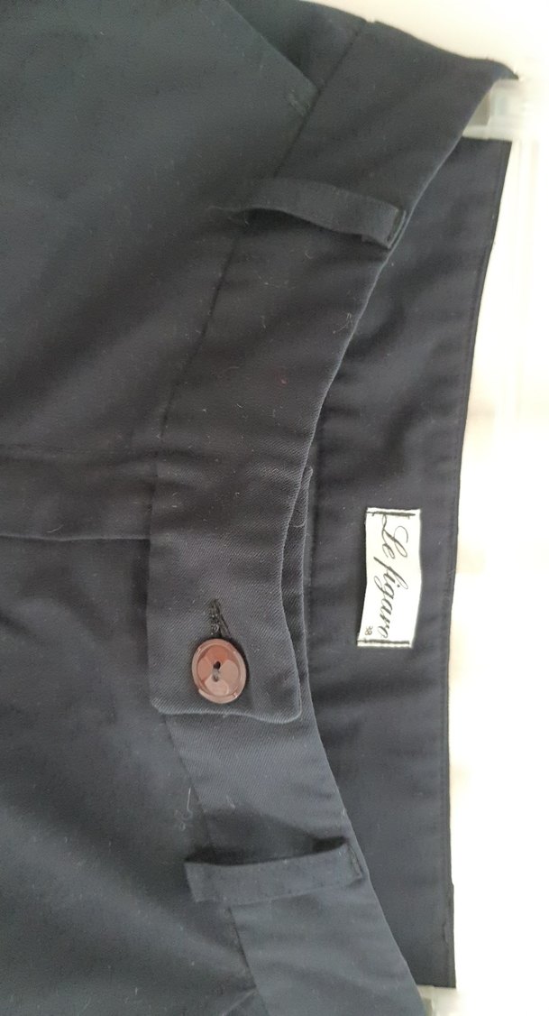 Lacivert Kemerli kadın Pantolon - Görsel 5