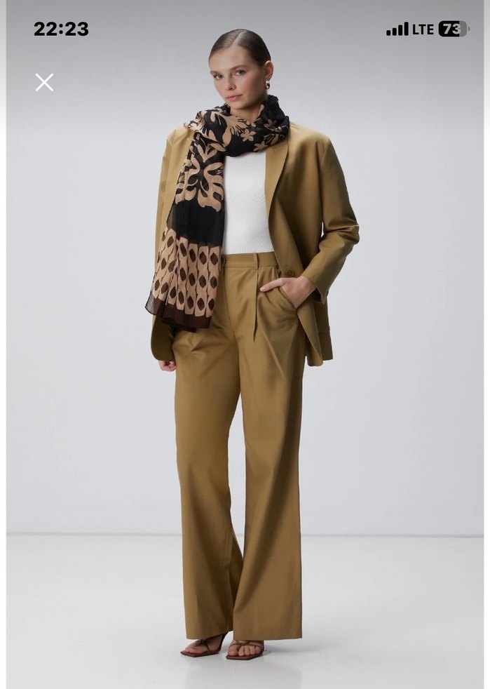 Network Vizon Midi Kadın Kumaş Pantolon - Görsel 2