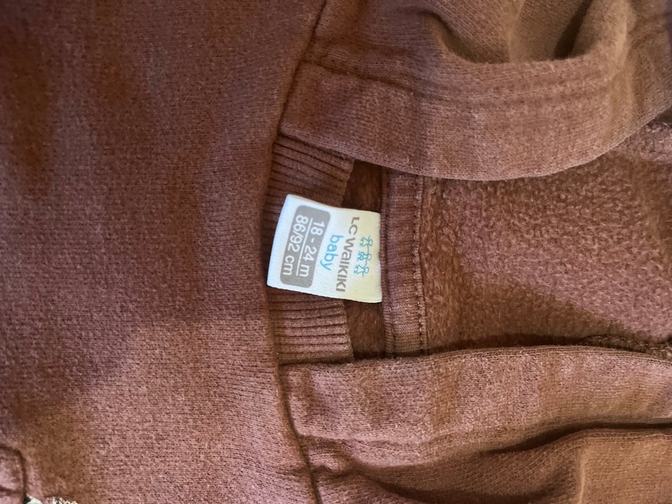 Kahverengi Kapüşonlu Erkek Çocuk Sweatshirt - Görsel 3