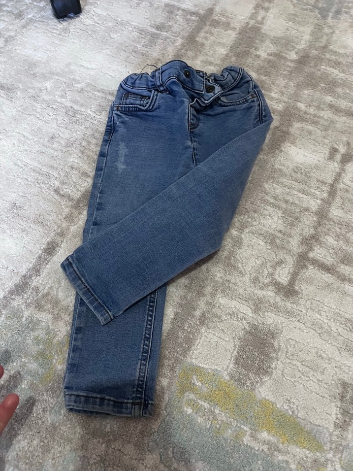 Erkek Çocuk Mavi Kot Pantolon - Görsel 2