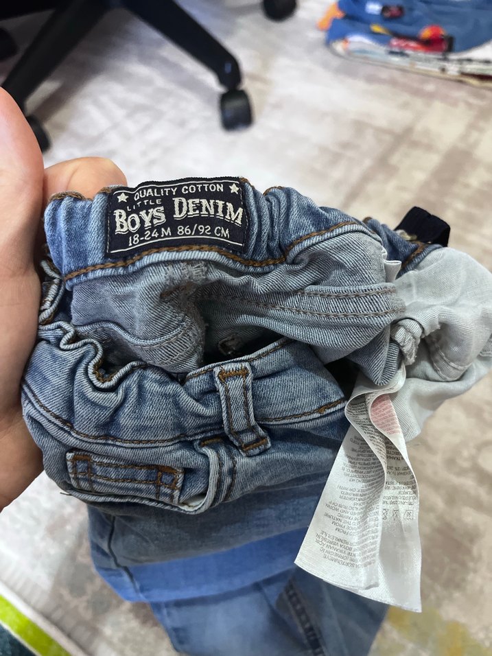 Erkek Çocuk Mavi Kot Pantolon - Görsel 5