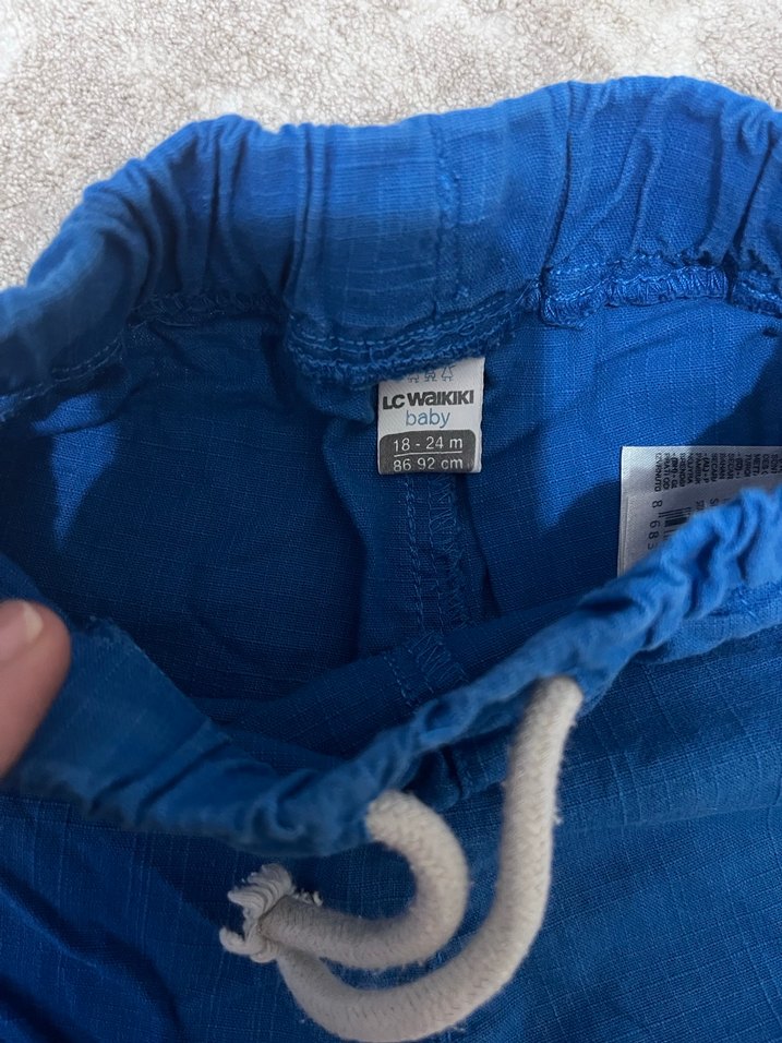 Mavi Erkek Çocuk Rahat Kesim Denim Şort - Görsel 3