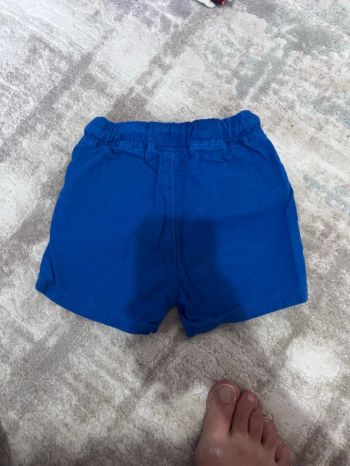 Mavi Erkek Çocuk Rahat Kesim Denim Şort - Görsel 2