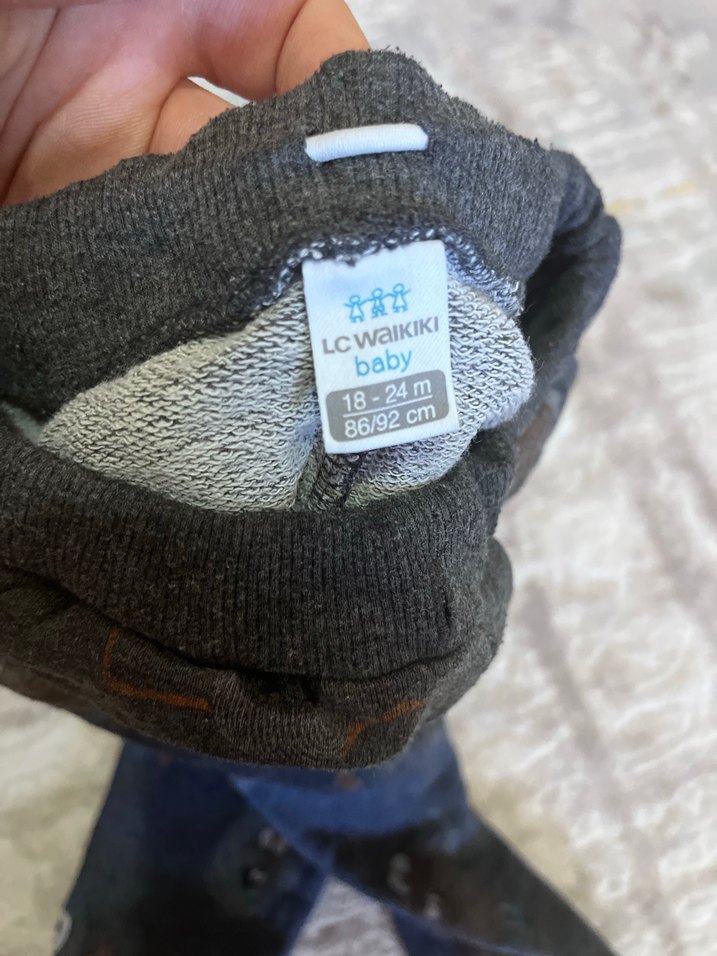 Gri Erkek Çocuk Salaş Sweatpant - Görsel 4