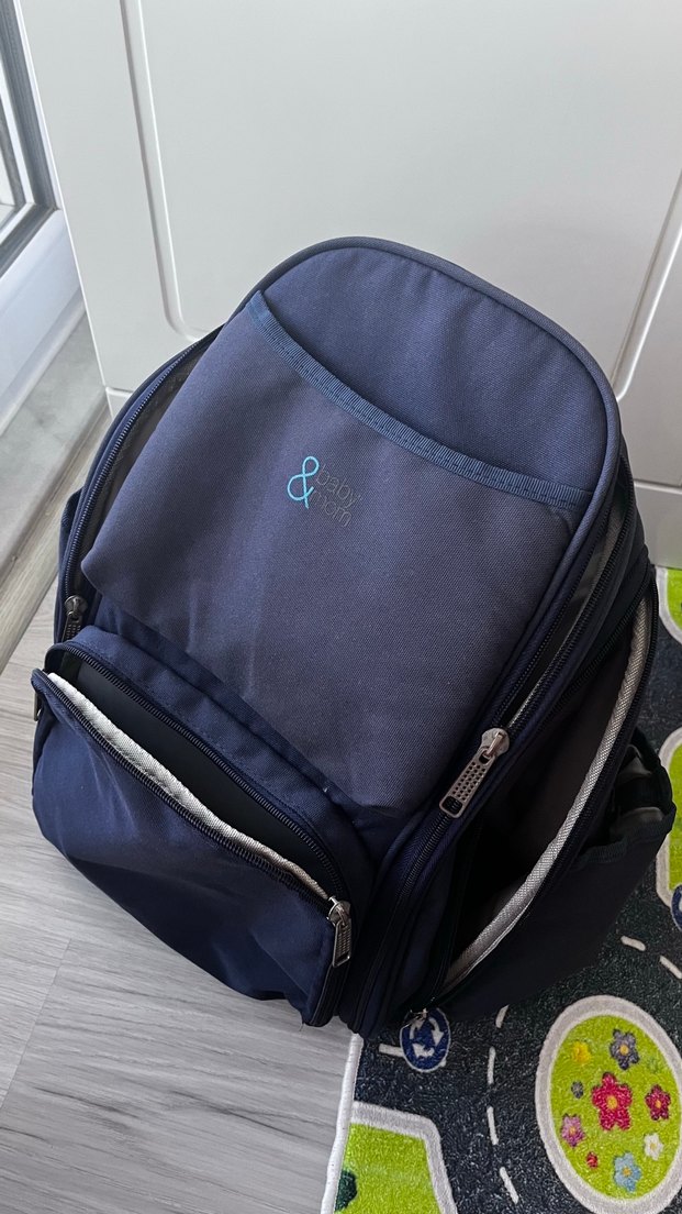 Lacivert Bebek Çantası - Görsel 3