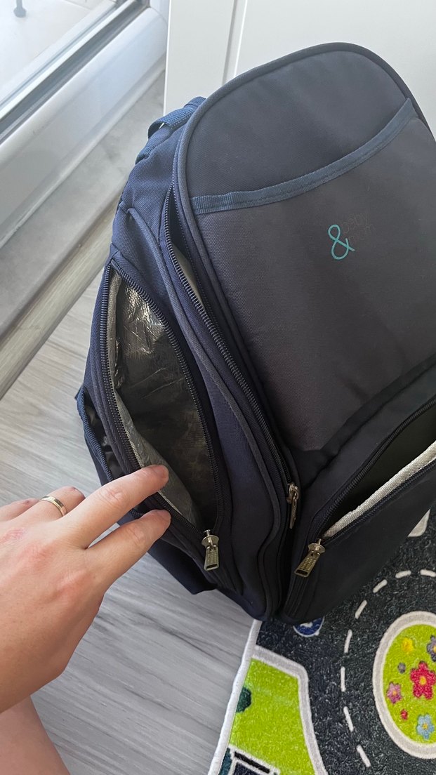 Lacivert Bebek Çantası - Görsel 4