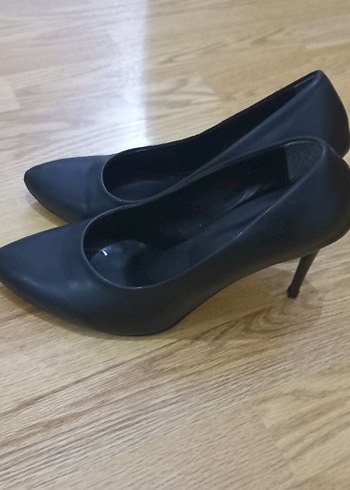 Siyah, Topuklu,büyük numara kadın stiletto - Görsel 2