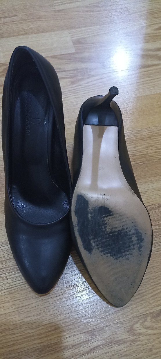 Siyah, Topuklu,büyük numara kadın stiletto - Görsel 3