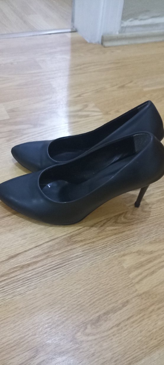 Siyah, Topuklu,büyük numara kadın stiletto - Görsel 2