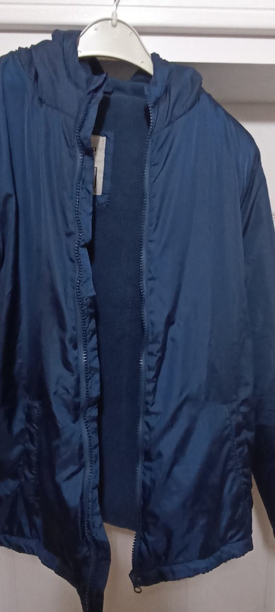 Erkek Çocuk Koyu Mavi Fermuarlı mont - Görsel 4