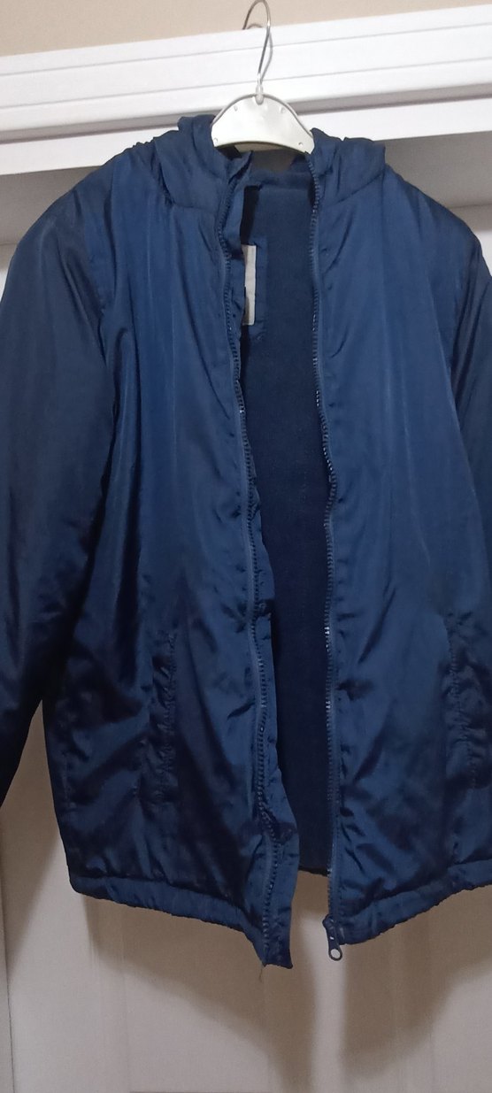 Erkek Çocuk Koyu Mavi Fermuarlı mont - Görsel 2