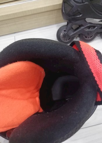 Erkek Siyah Biker Stil Spor Paten - Görsel 4