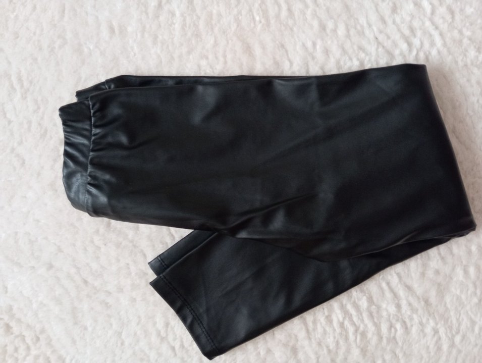 Kız Çocuk Deri Tayt - Görsel 2