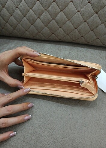 Mango MANGO Safiano görünümlü cüzdan
