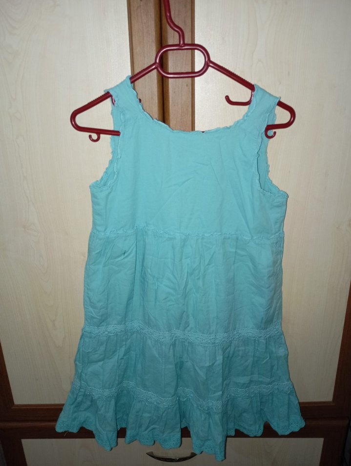 Turkuaz Keten Bohem - Görsel 2