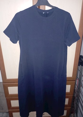 Lacivert Midi Kadın Günlük Elbise - Görsel 2