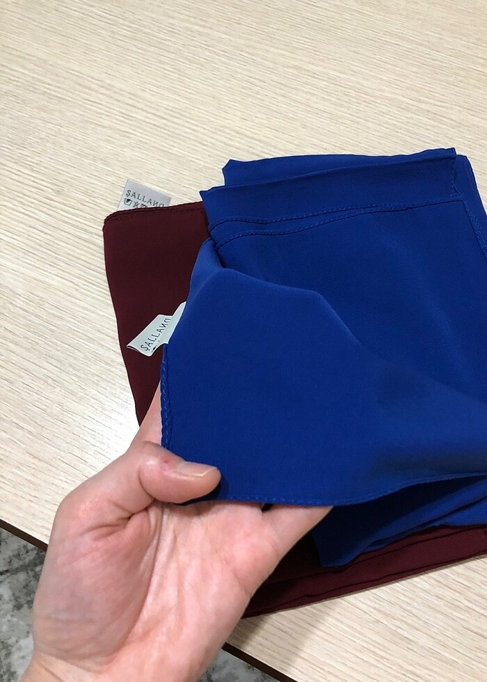 Medine ipeği şal iki adet - Görsel 3