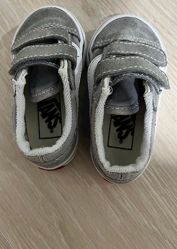 Gri Erkek, kız  Çocuk Spor Ayakkabı Velcro - Görsel 3