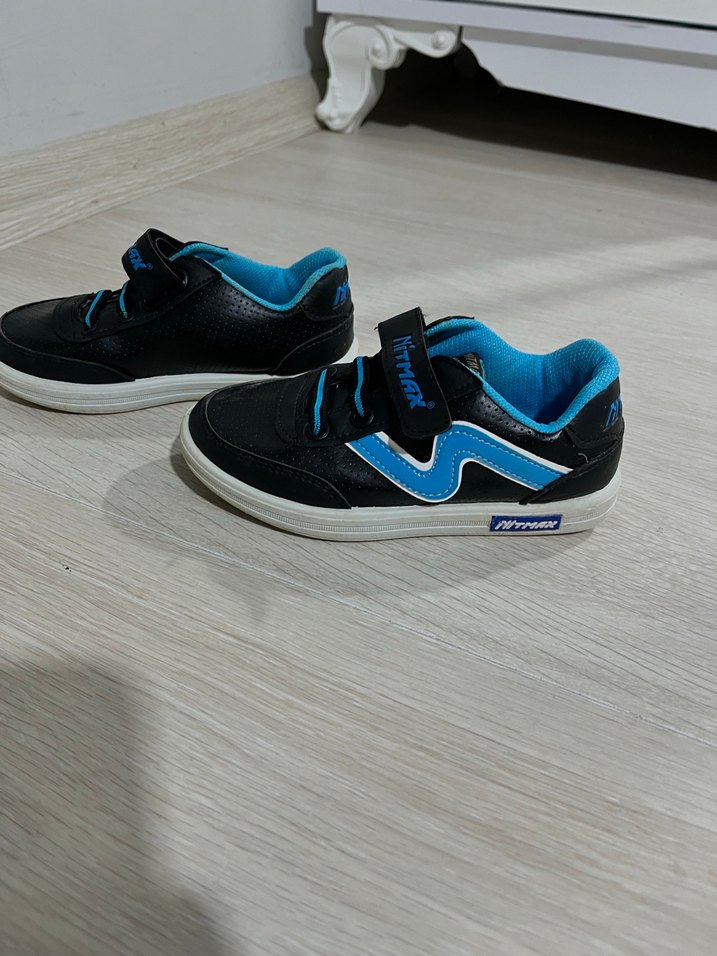 Mavi Erkek Çocuk Spor Ayakkabı Velcro - Görsel 2