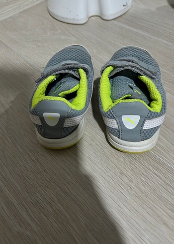 Gri Erkek Çocuk Spor Ayakkabısı Velcro - Görsel 2
